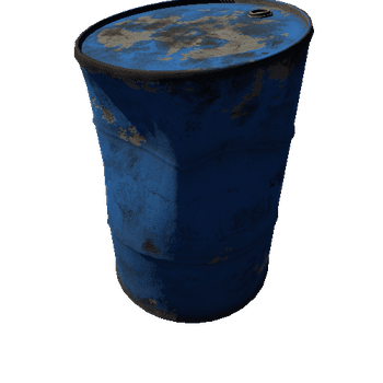 Barrel DmgB Old Blue A